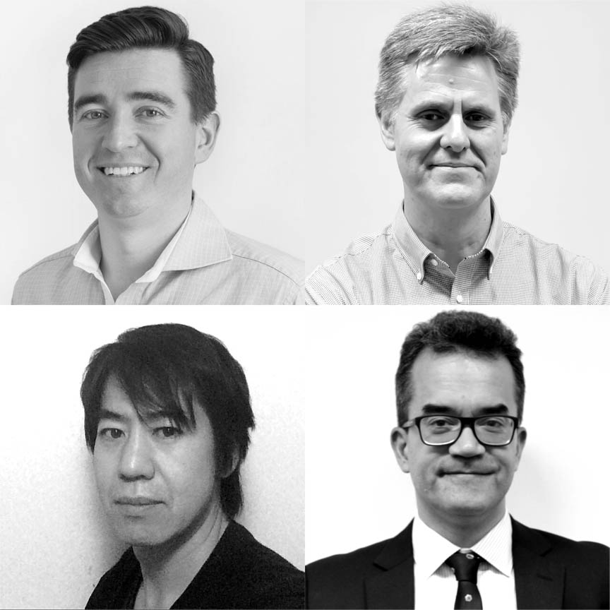 Clockwise from top left - Andrew Ryder, Geoff Dossor, Masaki Gunnarson, Tetsu Fujikawa.jpg