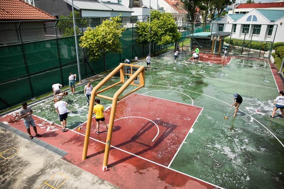 Singapore - Cleaning of Chen Su Lan Children