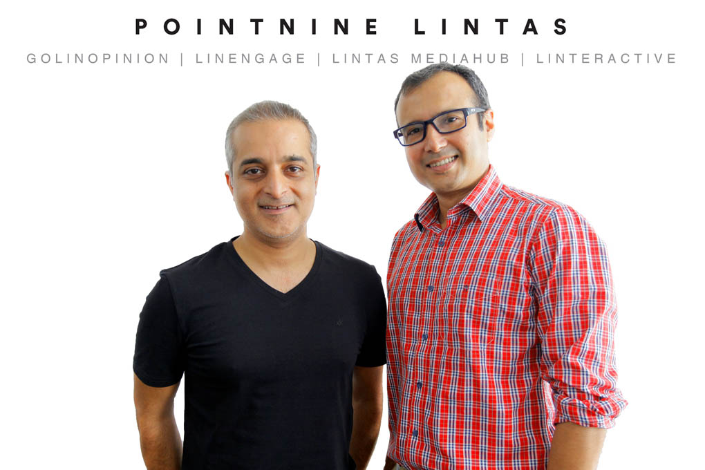 Vikas Mehta, CEO PointNine Lintas and Sumanta Ganguly, National Director Digital, PointNine Lintas.jpg