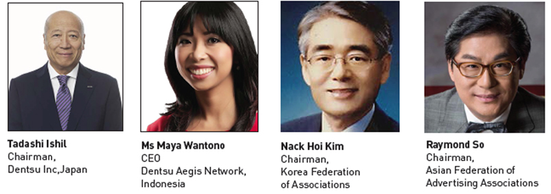 Tadashi Ishil, Maya Wantono and Nack Hoi Kim join Asian Federation of Advertising Associations Excom