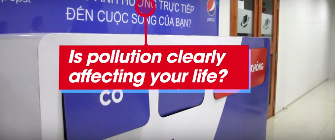 Pepsi and Happiness Saigon turn trash into an opinion and generate 2,500kg of trash in Vietnam so far