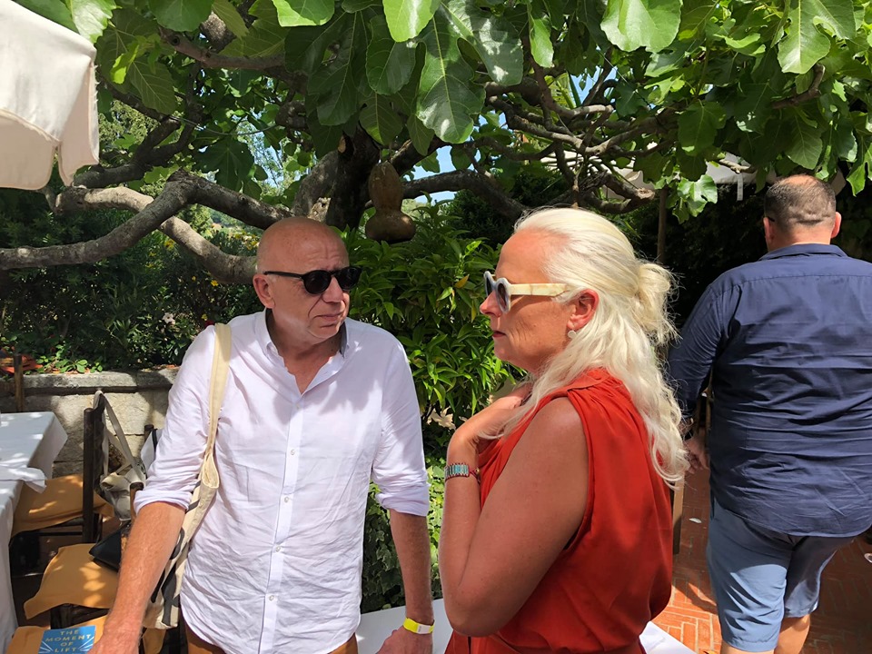 The Legendary Colombe d’Or Lunch – the heavy advertising hitters hit the rosé in St Paul de Vence