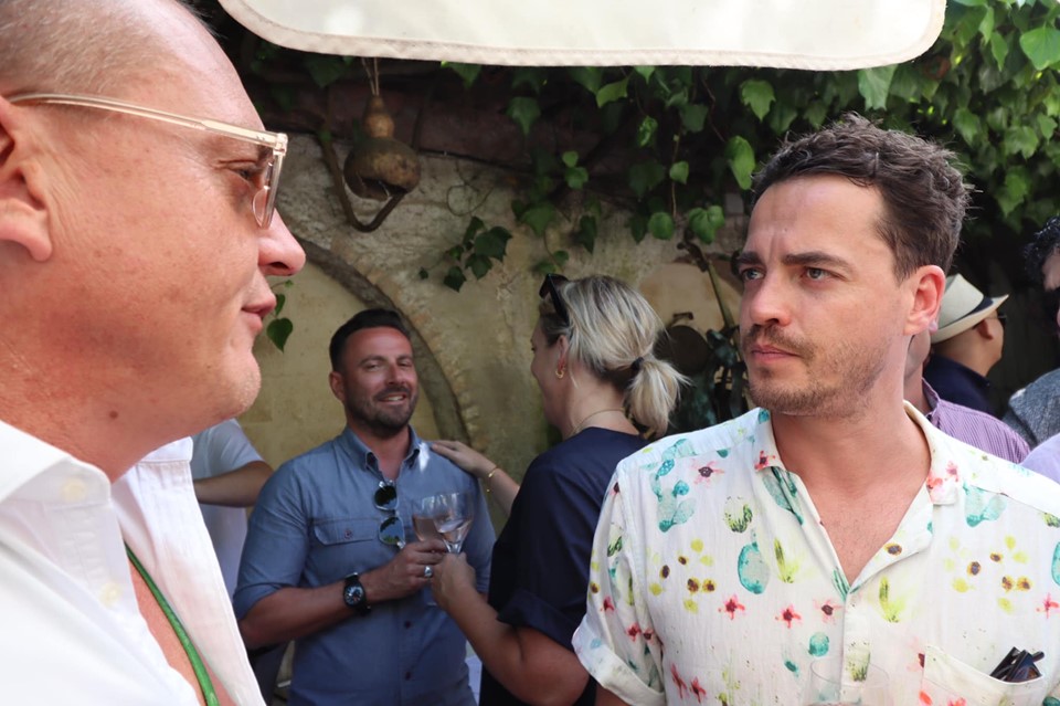 The Legendary Colombe d’Or Lunch – the heavy advertising hitters hit the rosé in St Paul de Vence