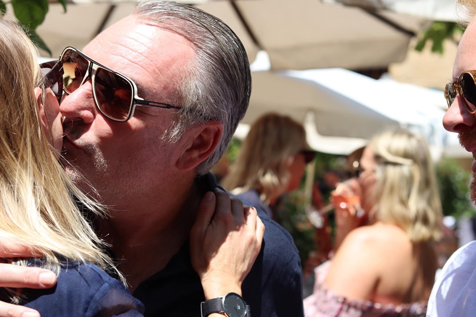 The Legendary Colombe d’Or Lunch – the heavy advertising hitters hit the rosé in St Paul de Vence