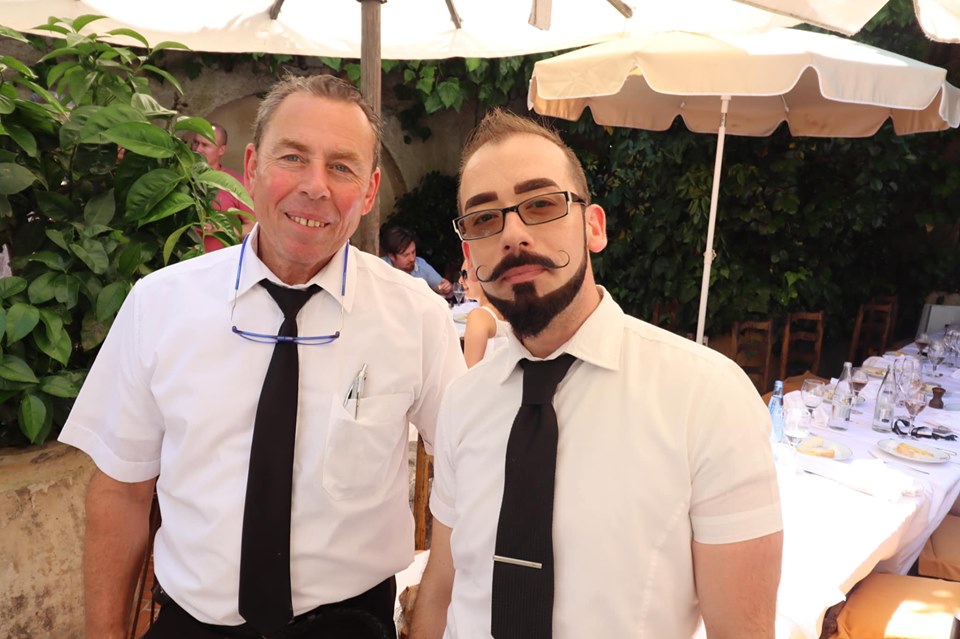 The Legendary Colombe d’Or Lunch – the heavy advertising hitters hit the rosé in St Paul de Vence
