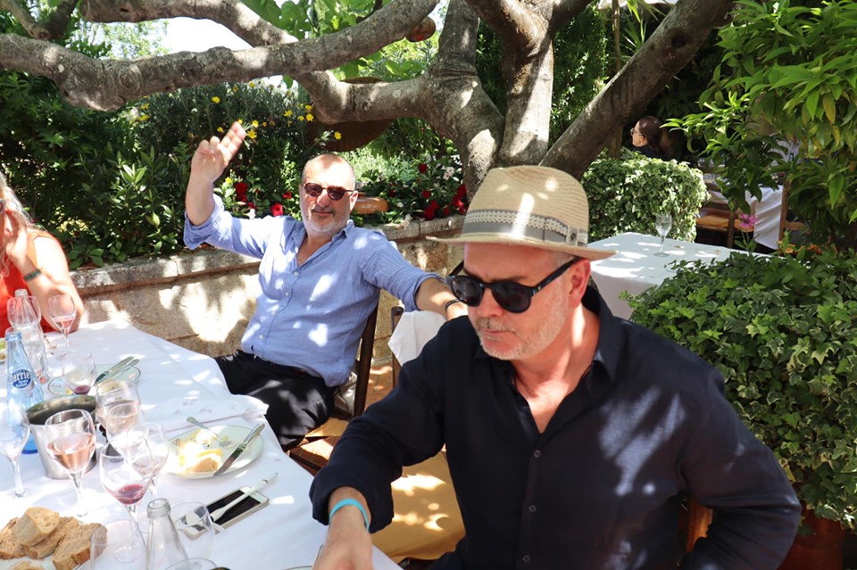 The Legendary Colombe d’Or Lunch – the heavy advertising hitters hit the rosé in St Paul de Vence