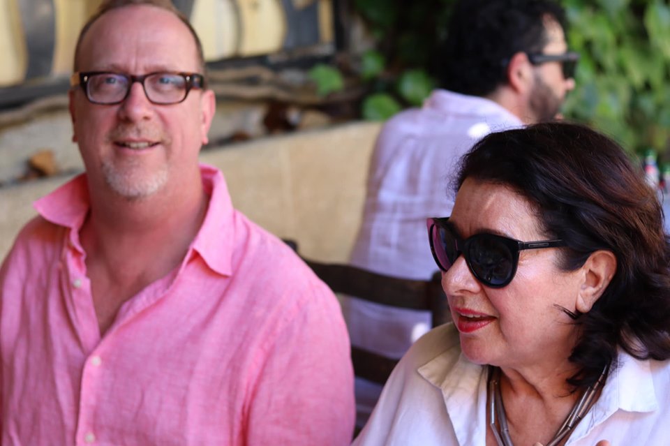 The Legendary Colombe d’Or Lunch – the heavy advertising hitters hit the rosé in St Paul de Vence