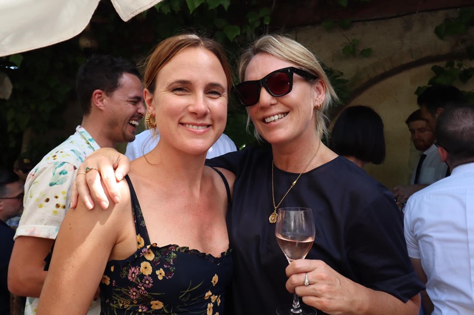 The Legendary Colombe d’Or Lunch – the heavy advertising hitters hit the rosé in St Paul de Vence