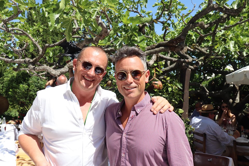 The Legendary Colombe d’Or Lunch – the heavy advertising hitters hit the rosé in St Paul de Vence