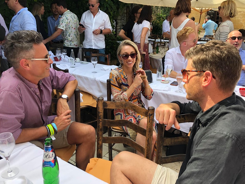 The Legendary Colombe d’Or Lunch – the heavy advertising hitters hit the rosé in St Paul de Vence