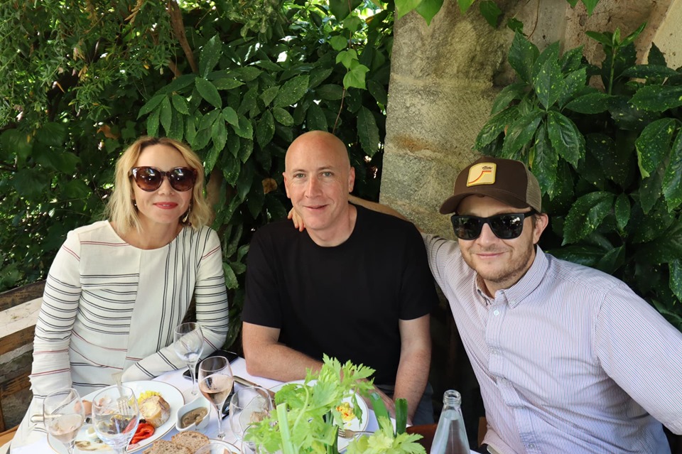 The Legendary Colombe d’Or Lunch – the heavy advertising hitters hit the rosé in St Paul de Vence