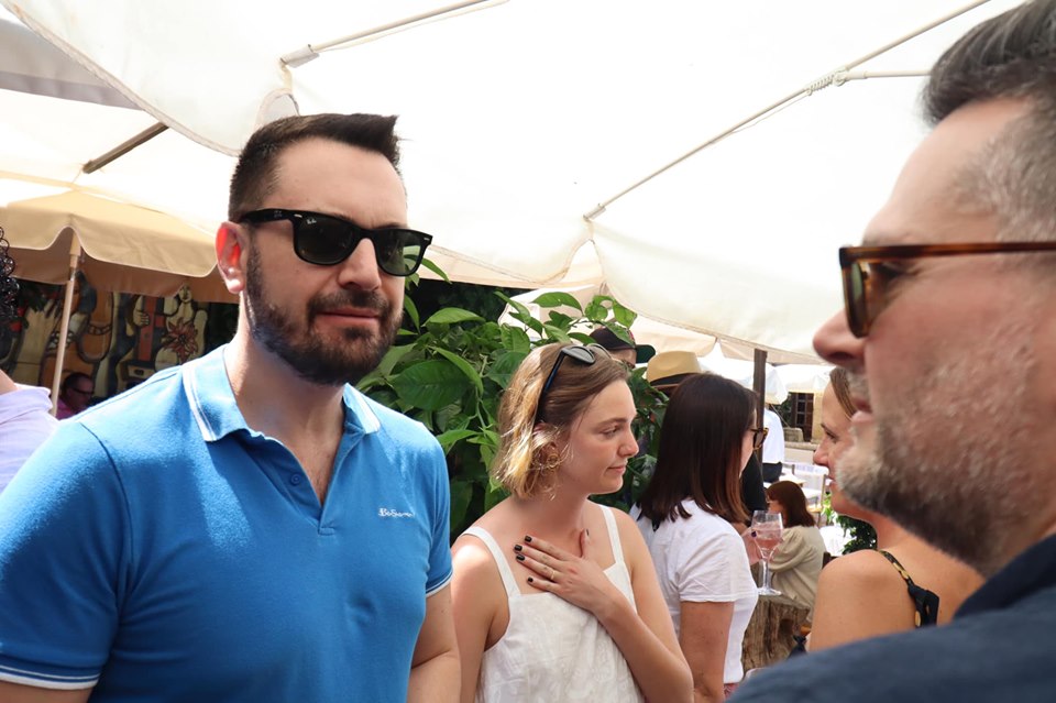 The Legendary Colombe d’Or Lunch – the heavy advertising hitters hit the rosé in St Paul de Vence