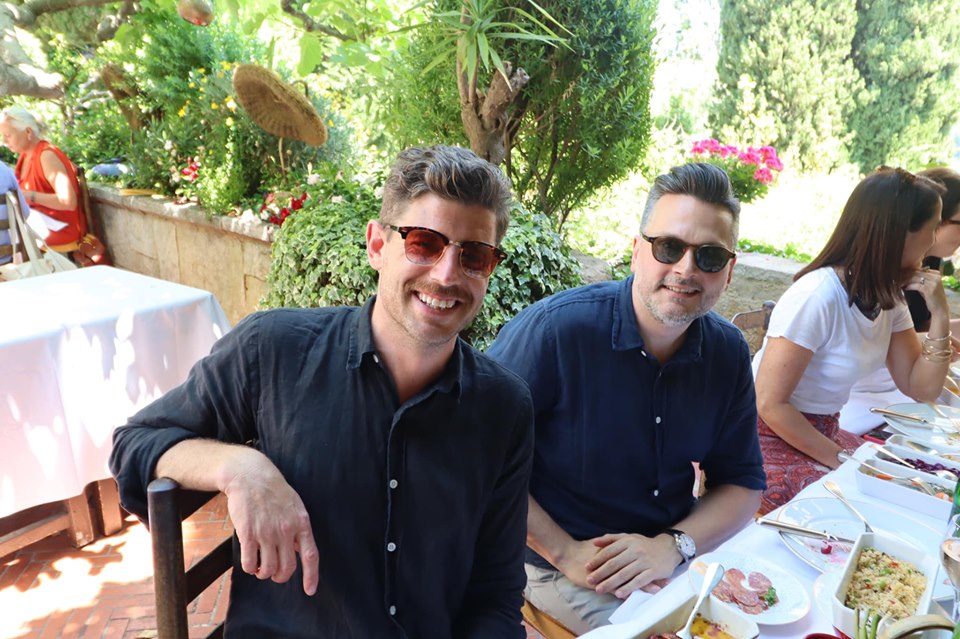The Legendary Colombe d’Or Lunch – the heavy advertising hitters hit the rosé in St Paul de Vence