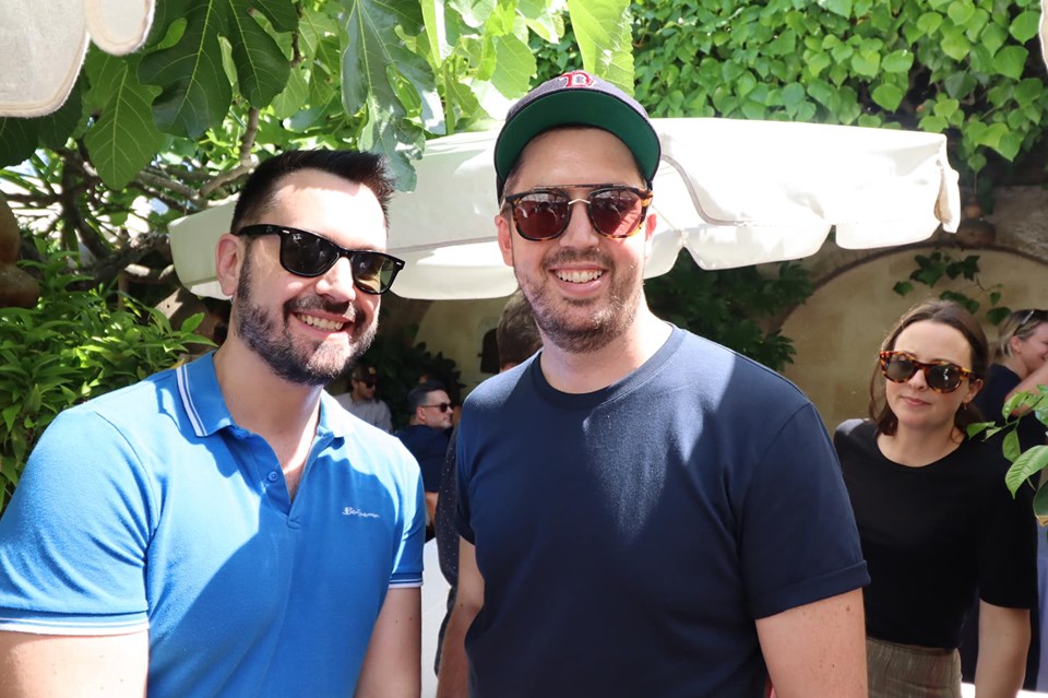 The Legendary Colombe d’Or Lunch – the heavy advertising hitters hit the rosé in St Paul de Vence