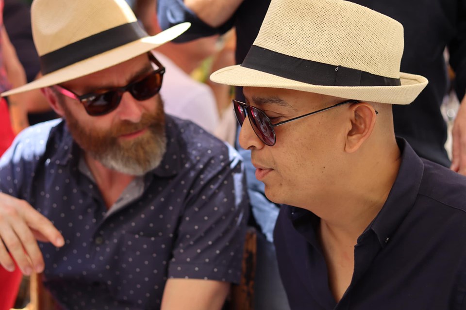 The Legendary Colombe d’Or Lunch – the heavy advertising hitters hit the rosé in St Paul de Vence