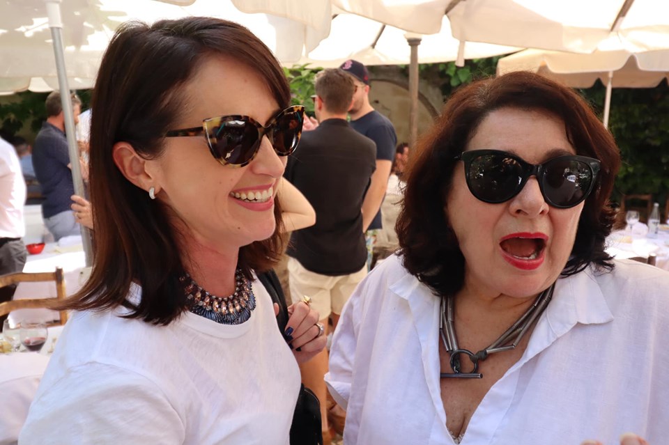 The Legendary Colombe d’Or Lunch – the heavy advertising hitters hit the rosé in St Paul de Vence