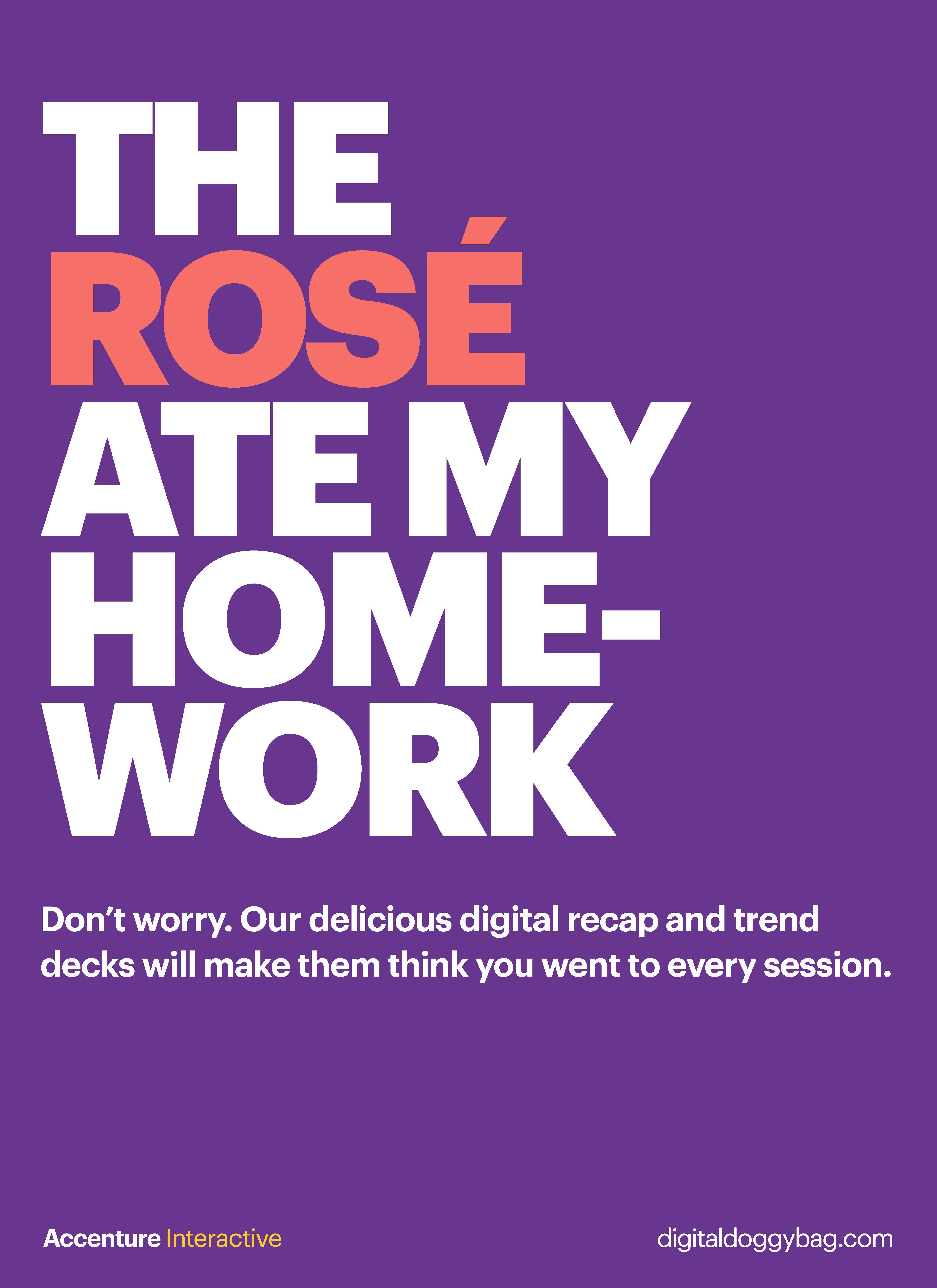 Accenture Interactive partners with Cannes Lions to provide all delegates with a free Digital Doggy Bag to enhance the Festival experience