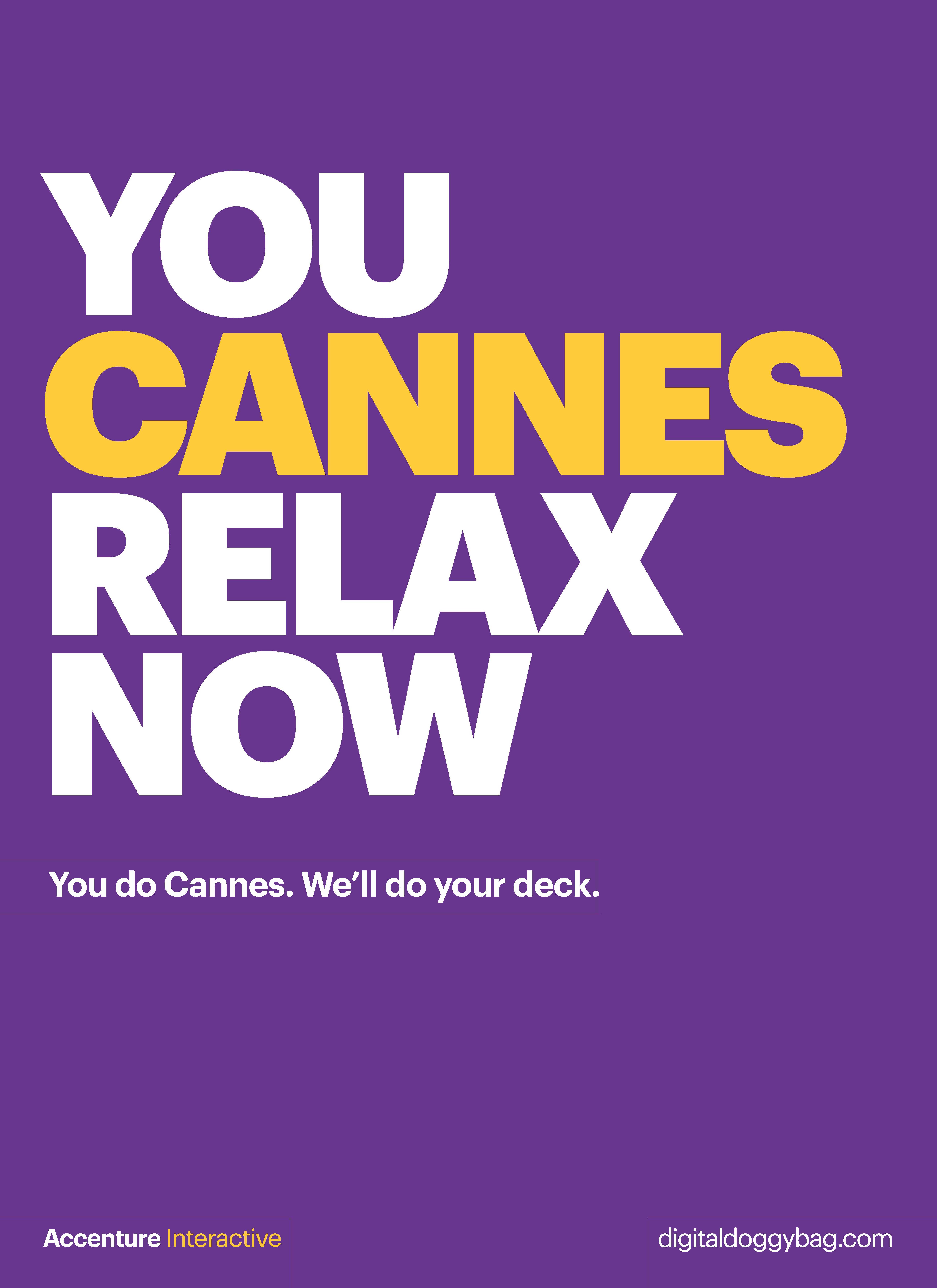 Accenture Interactive partners with Cannes Lions to provide all delegates with a free Digital Doggy Bag to enhance the Festival experience