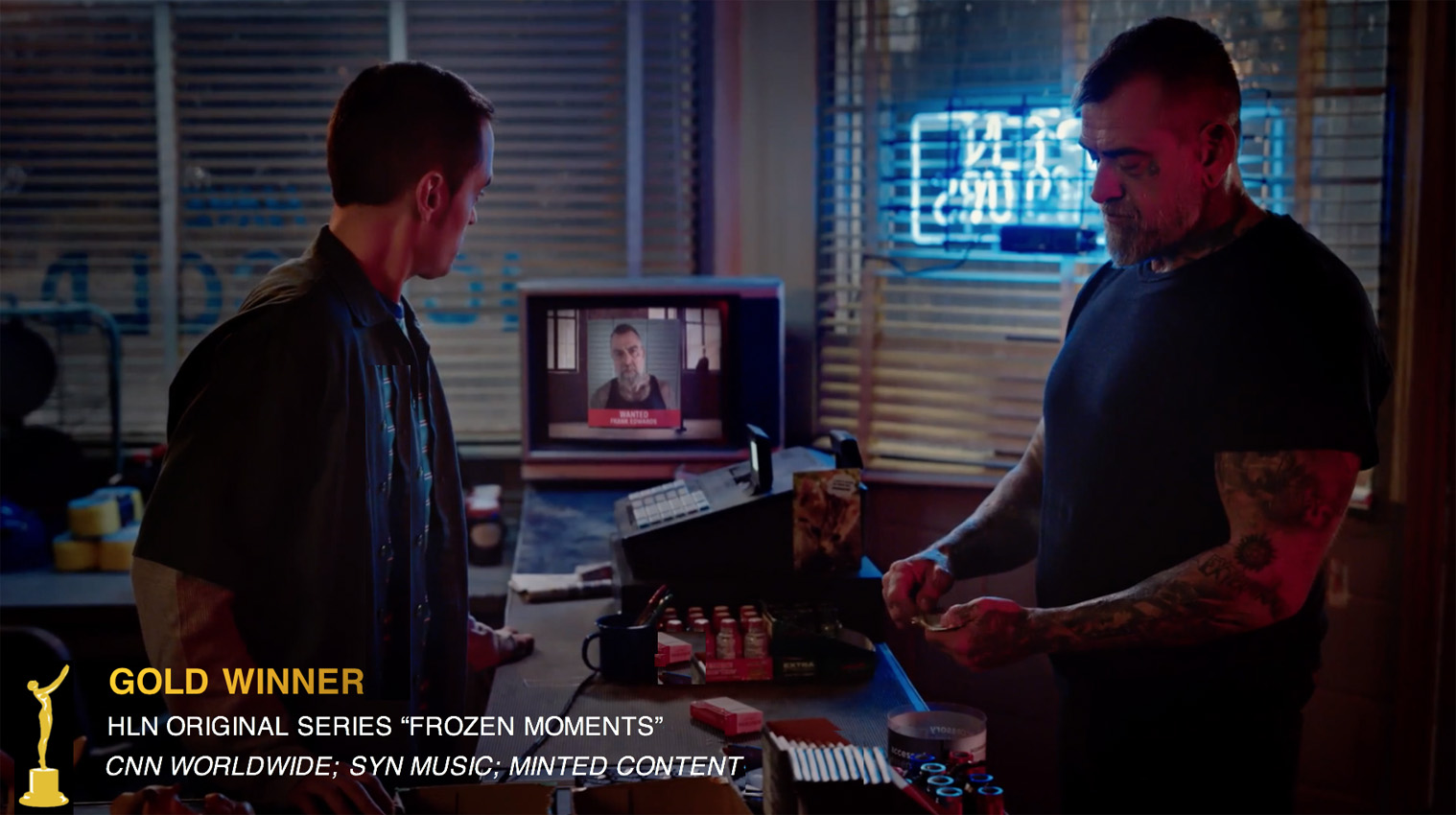 Syn creates music for Gold Promax Award winning ‘Frozen Moments’ campaign for Channel HLN