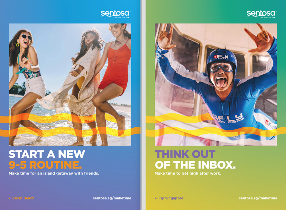 BBH Singapore highlights the benefits of taking a break and to ‘Make Time’ for a getaway to Sentosa Island