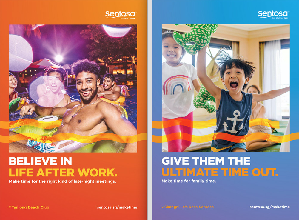 BBH Singapore highlights the benefits of taking a break and to ‘Make Time’ for a getaway to Sentosa Island