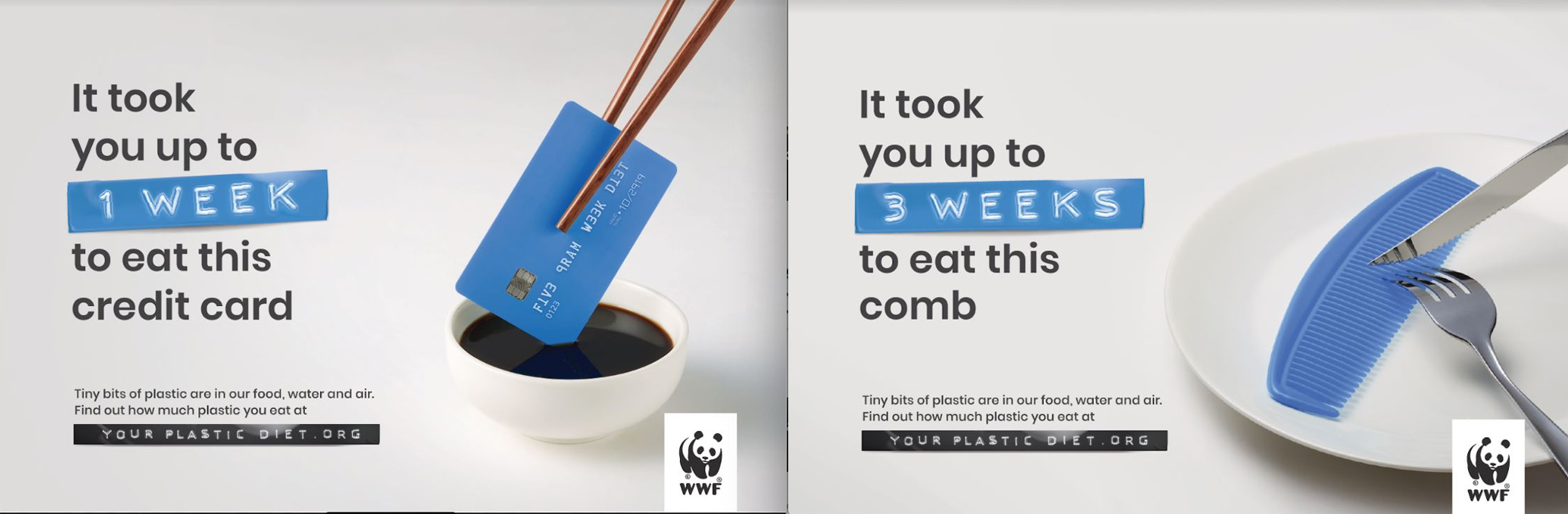 Grey Malaysia launches WWF campaign that reveals plastic ingestion by people could be equating to a credit card a week