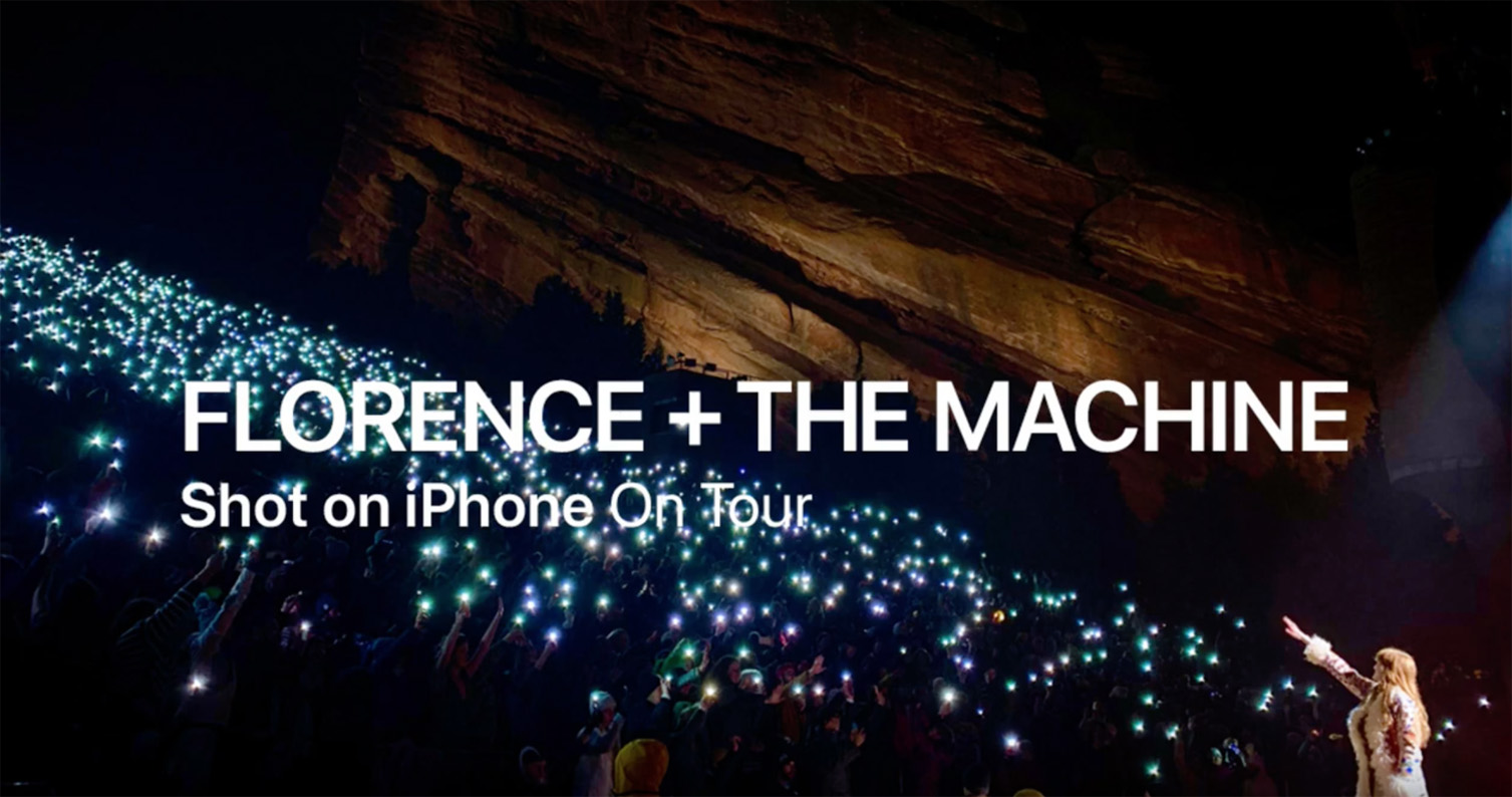 Apple’s new Shot on iPhone campaign features a behind the scenes look at 16 artists on tour