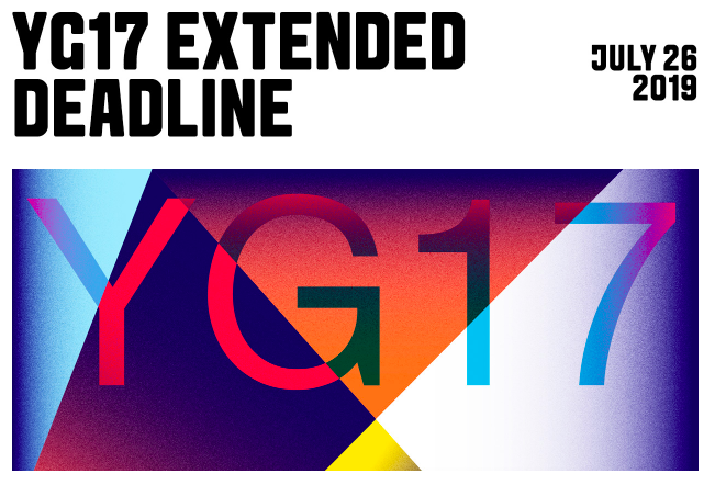 The One Club for Creativity extends the Young Guns 17 final entry deadline to Friday, July 26
