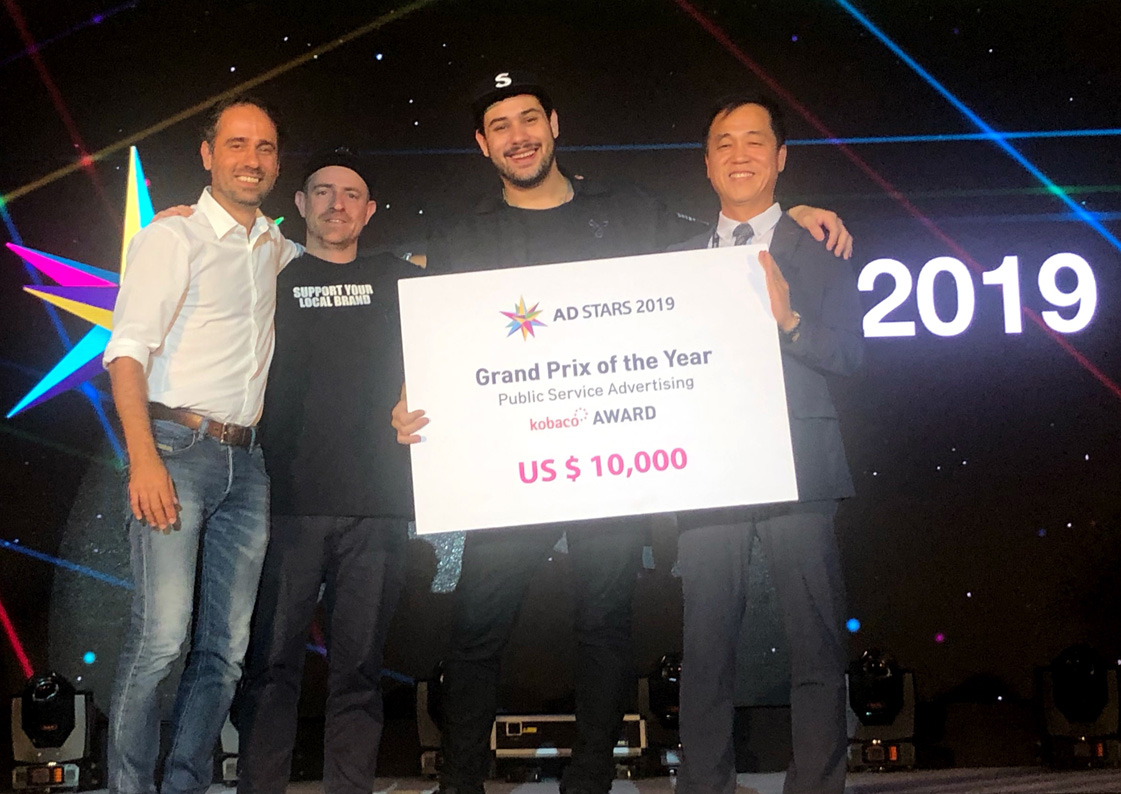 12 Grand Prix trophies and 43 Golds awarded at AdStars 2019