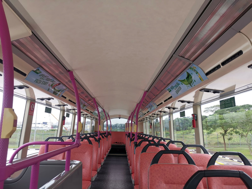 Multisensory bus campaign by Wavemaker and Media Taurus Singapore for Darlie