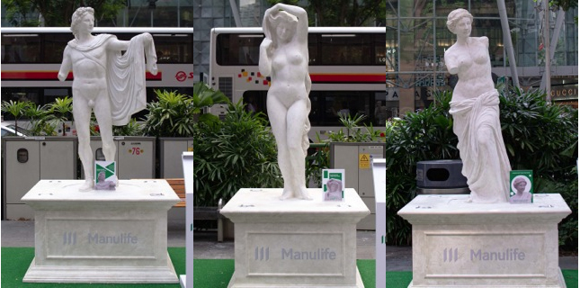 TBWA\Singapore reimagines ancient tragedies in a campaign for Manulife highlighting the topic of insurance protection