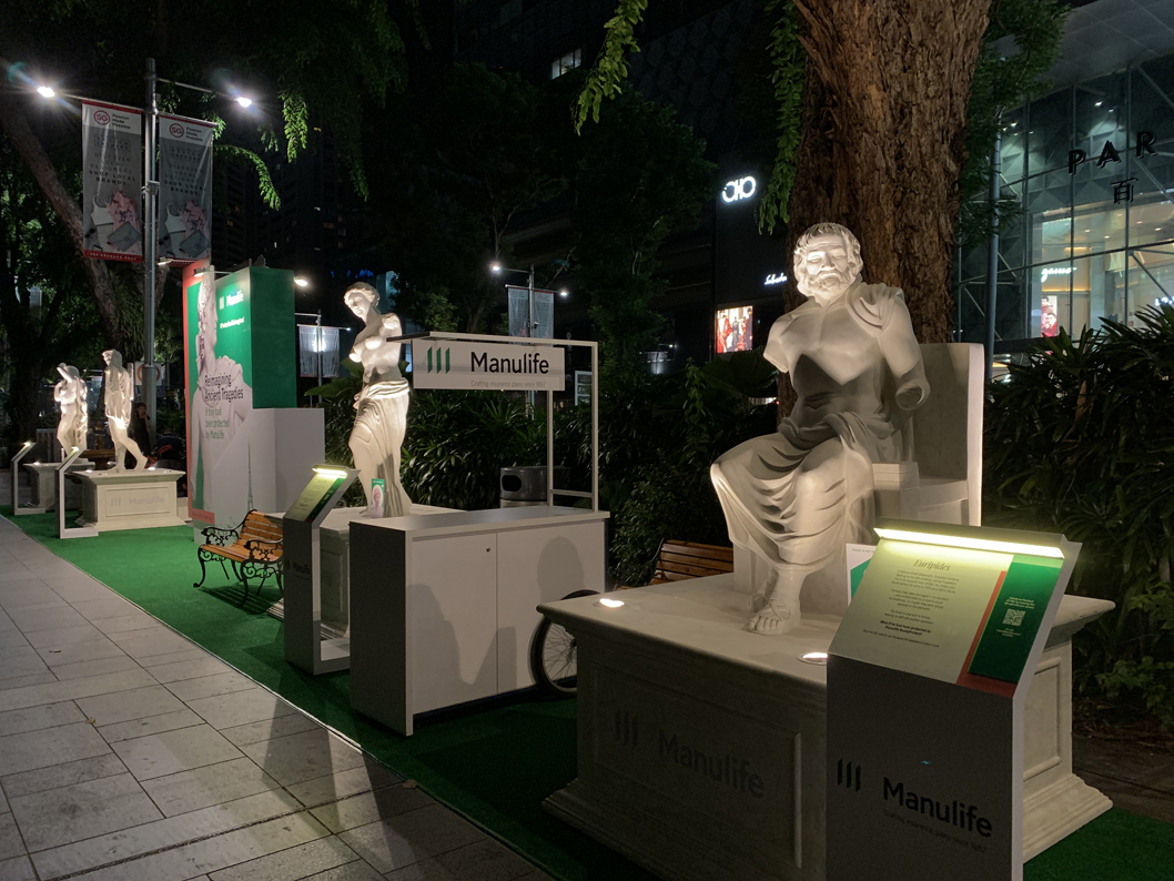 TBWA\Singapore reimagines ancient tragedies in a campaign for Manulife highlighting the topic of insurance protection