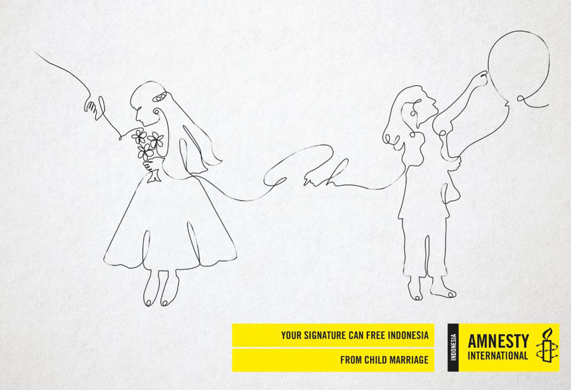 Amnesty International and Grey Indonesia partner to create the Single Signature poster campaign