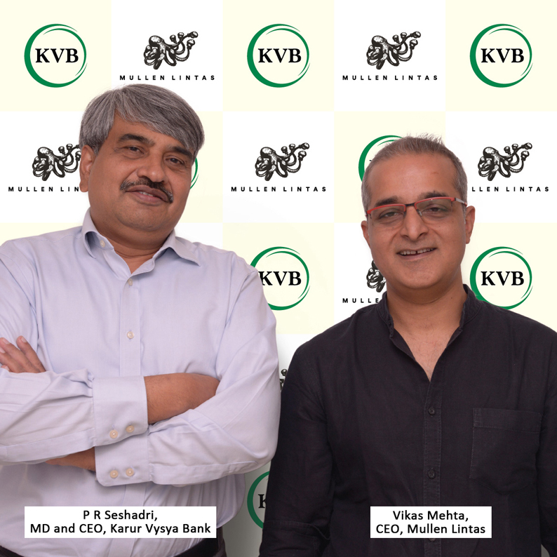 Mullen Lintas Bangalore appointed for creative duties for Karur Vysya Bank India