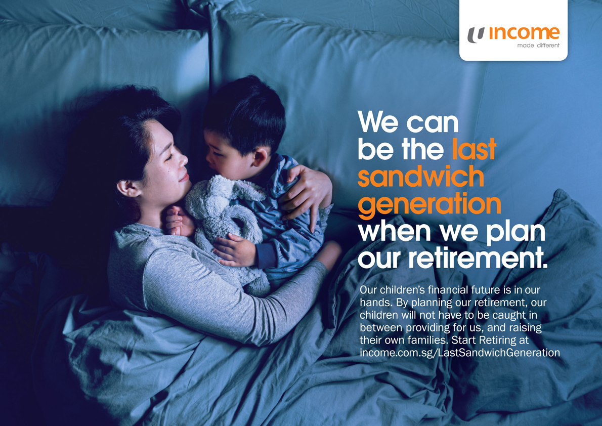 Income urges Singaporean parents to be The Last Sandwich Generation when planning retirement