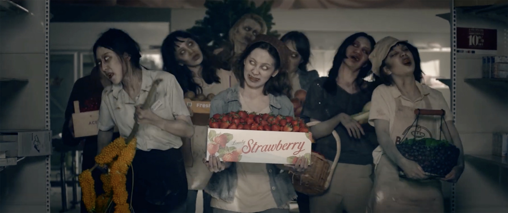 A zombie Walking Dead apocalypse is halted by beauty supplement brand Chame in this new campaign out of GREYnJ UNITED Bangkok