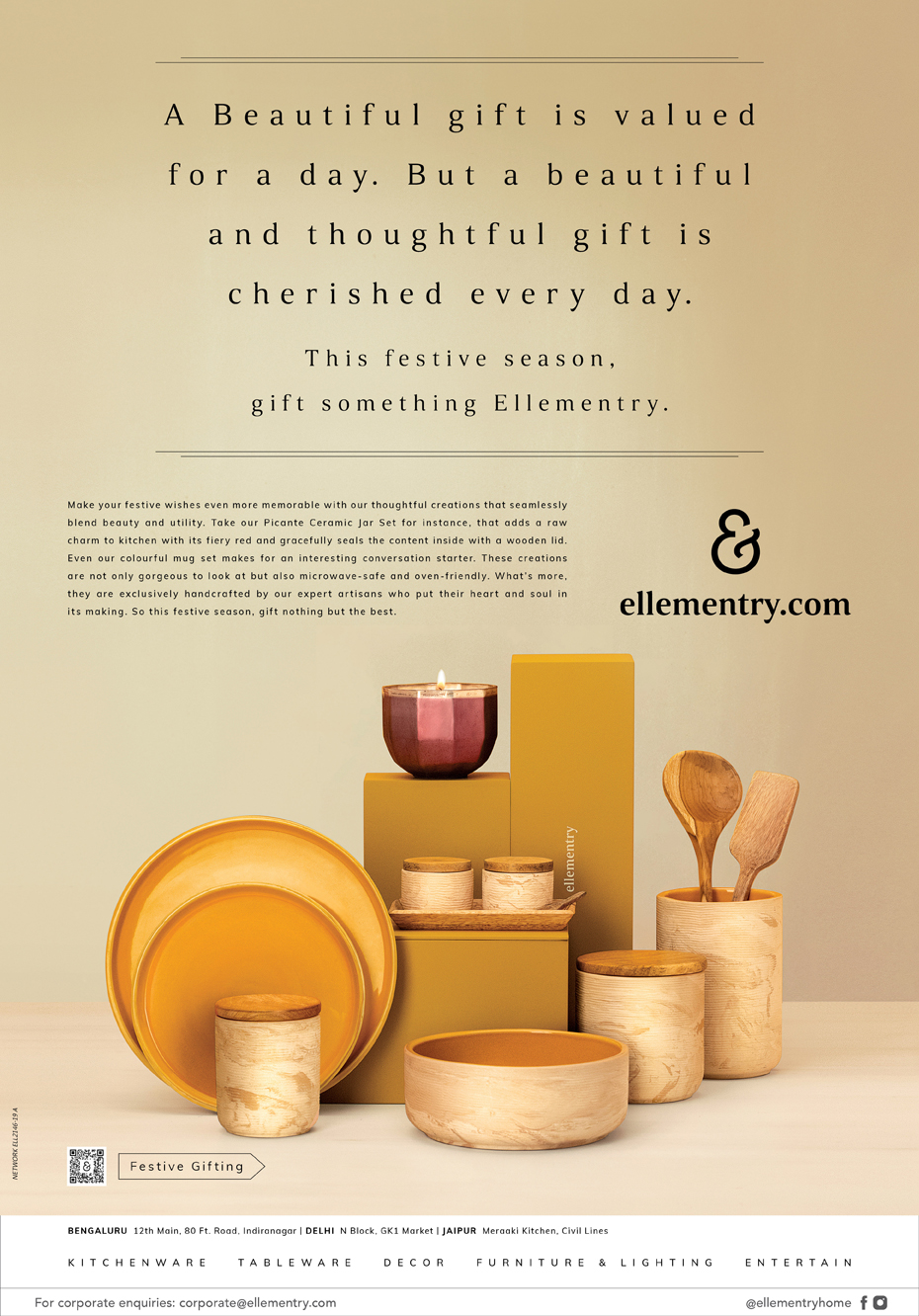Network Advertising India launches Thoughtful and Beautiful gifts campaign for lifestyle brand Ellementry