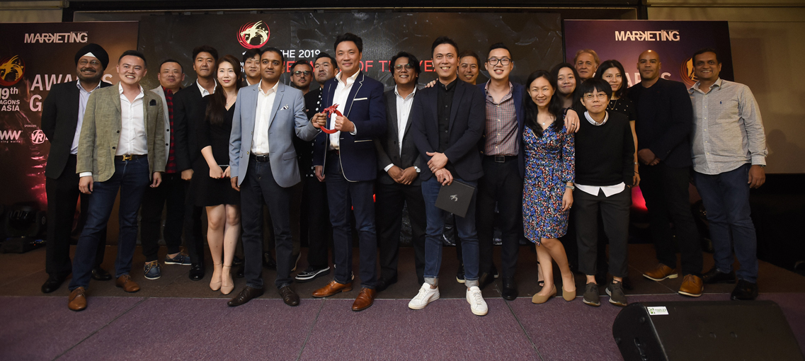 Geometry wins Network of the Year at 2019 Dragons of Asia for fouth year in a row