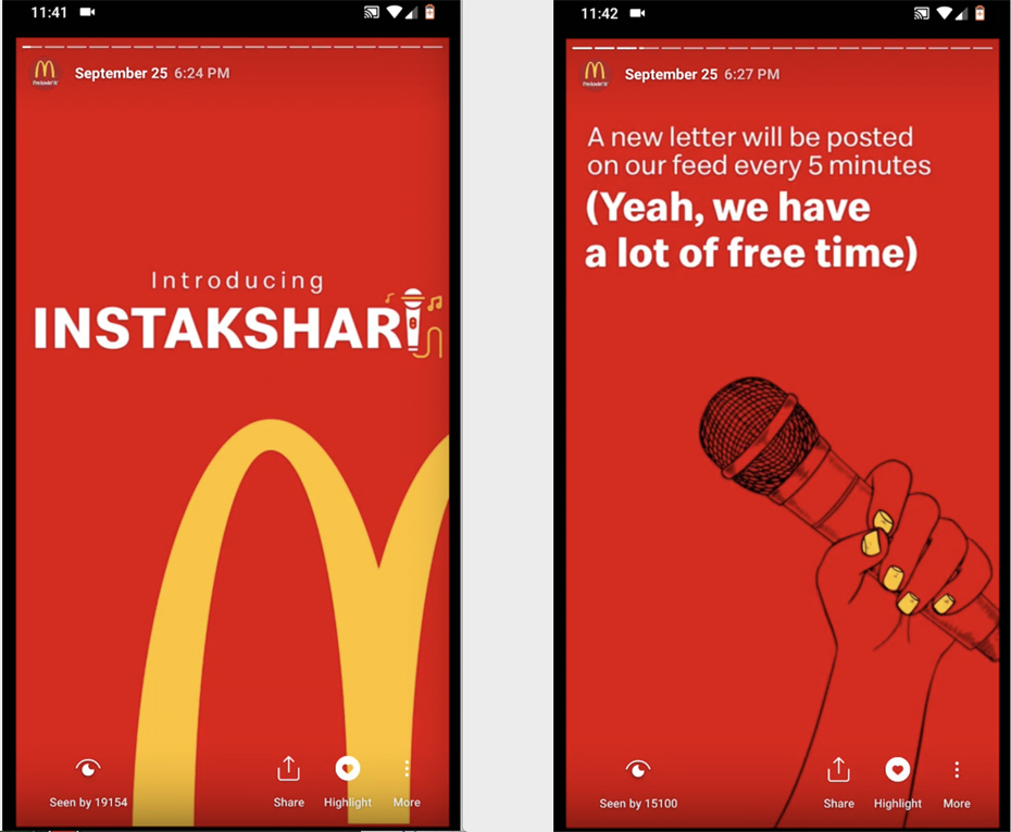 22feet Tribal Worldwide India taps Instagram music for new McDonald’s digital campaign