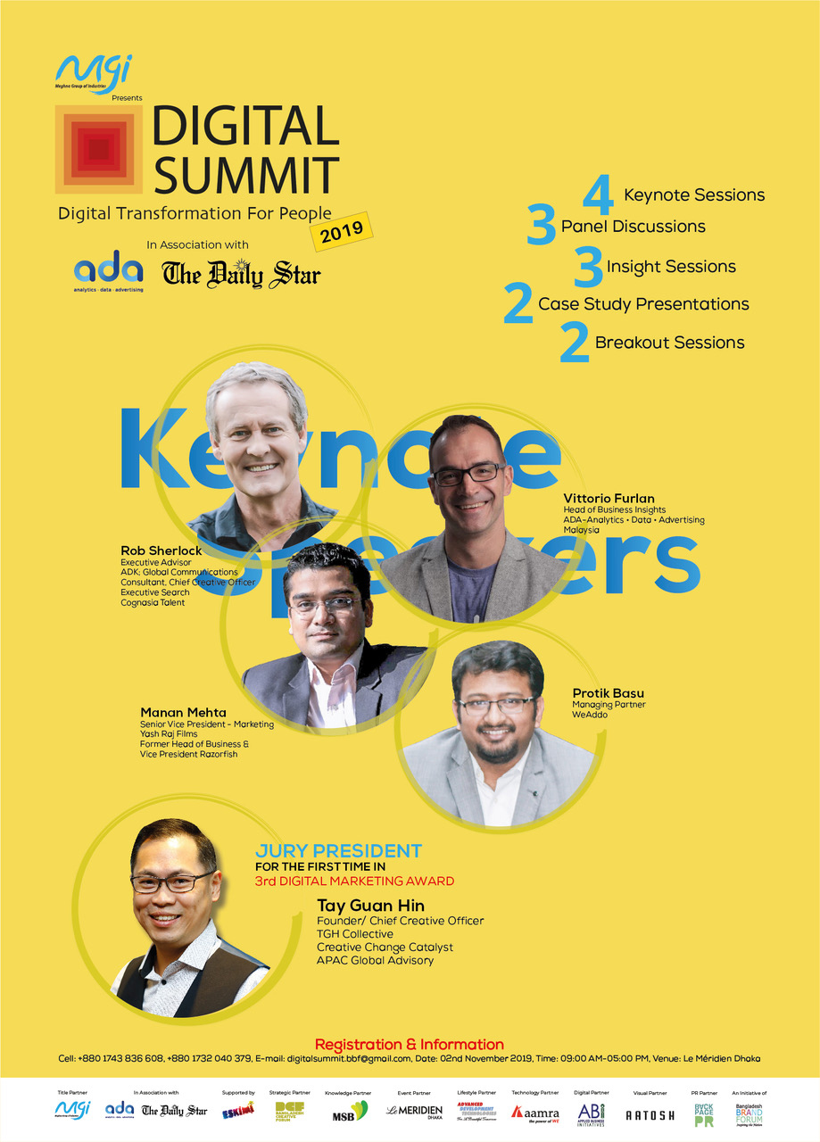 Tay Guan Hin and Rob Sherlock to shape-up the momentum of Bangladesh’s Digital Marketing Ecosystem at BBF’s Digital Marketing Award & Summit