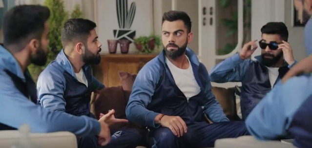 FCB Interface gets 11 Virats into one room in a campaign for Blue Star Air Conditioners