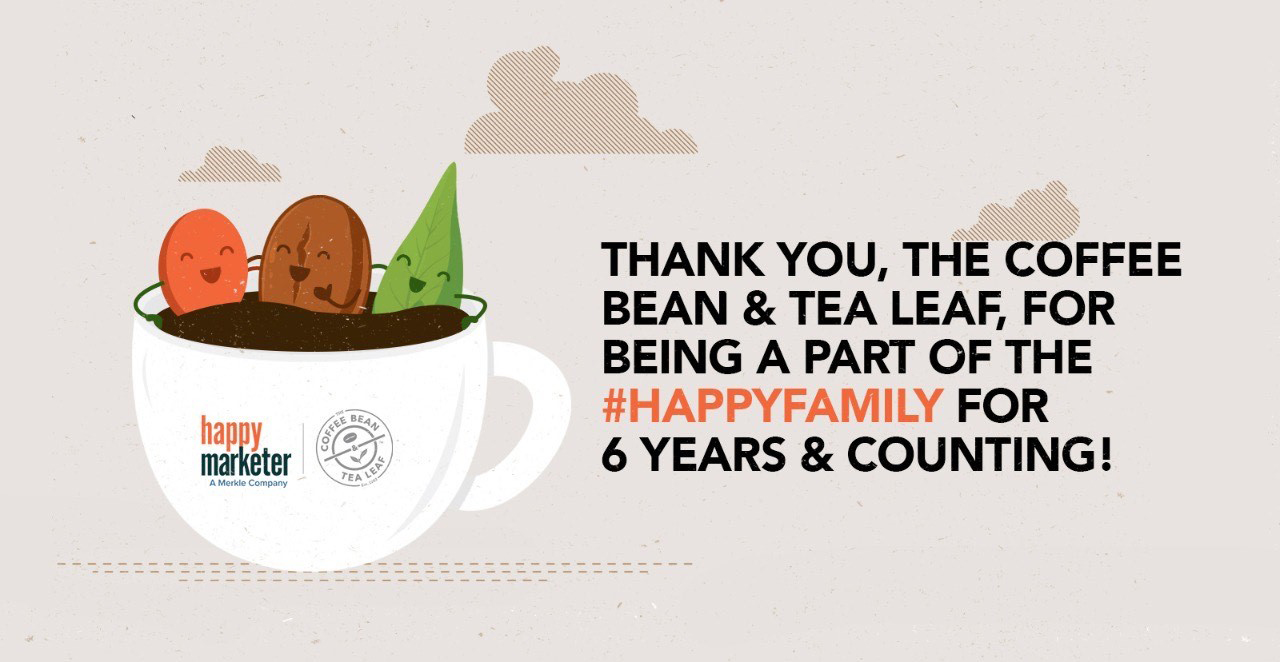 The Coffee Bean and Tea Leaf reappoints Happy Marketer as digital partner for the 6th consecutive year