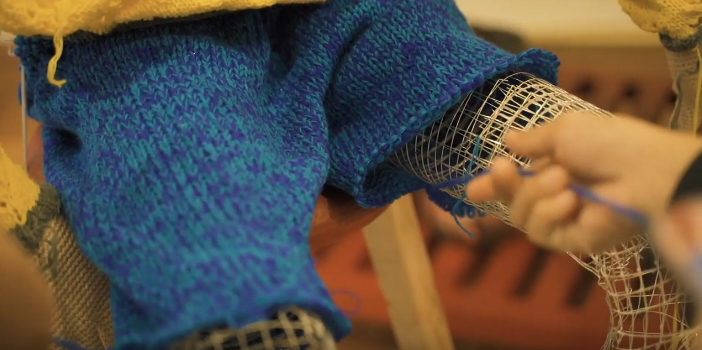 Alaska Milk Corporation and MullenLowe Philippines create knitted sculptures that mimic the effects of Dementia