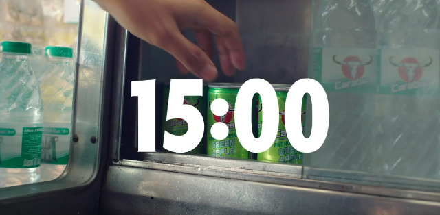 Storyteller Bangkok introduces the Carabao Green Apple alarm Clock through a series of 24 spots