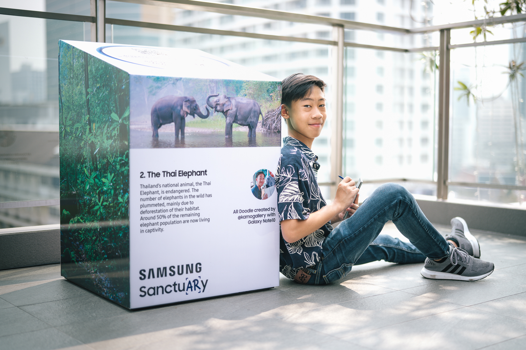 Samsung teams up with Thai creators to launch AR wildlife sanctuary via We Are Social