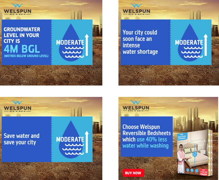 FoxyMoron and Welspun highlight Indian water crisis via innovative mobile ads based on severe ground water levels