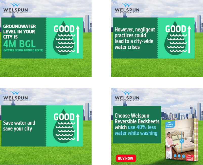 FoxyMoron and Welspun highlight Indian water crisis via innovative mobile ads based on severe ground water levels