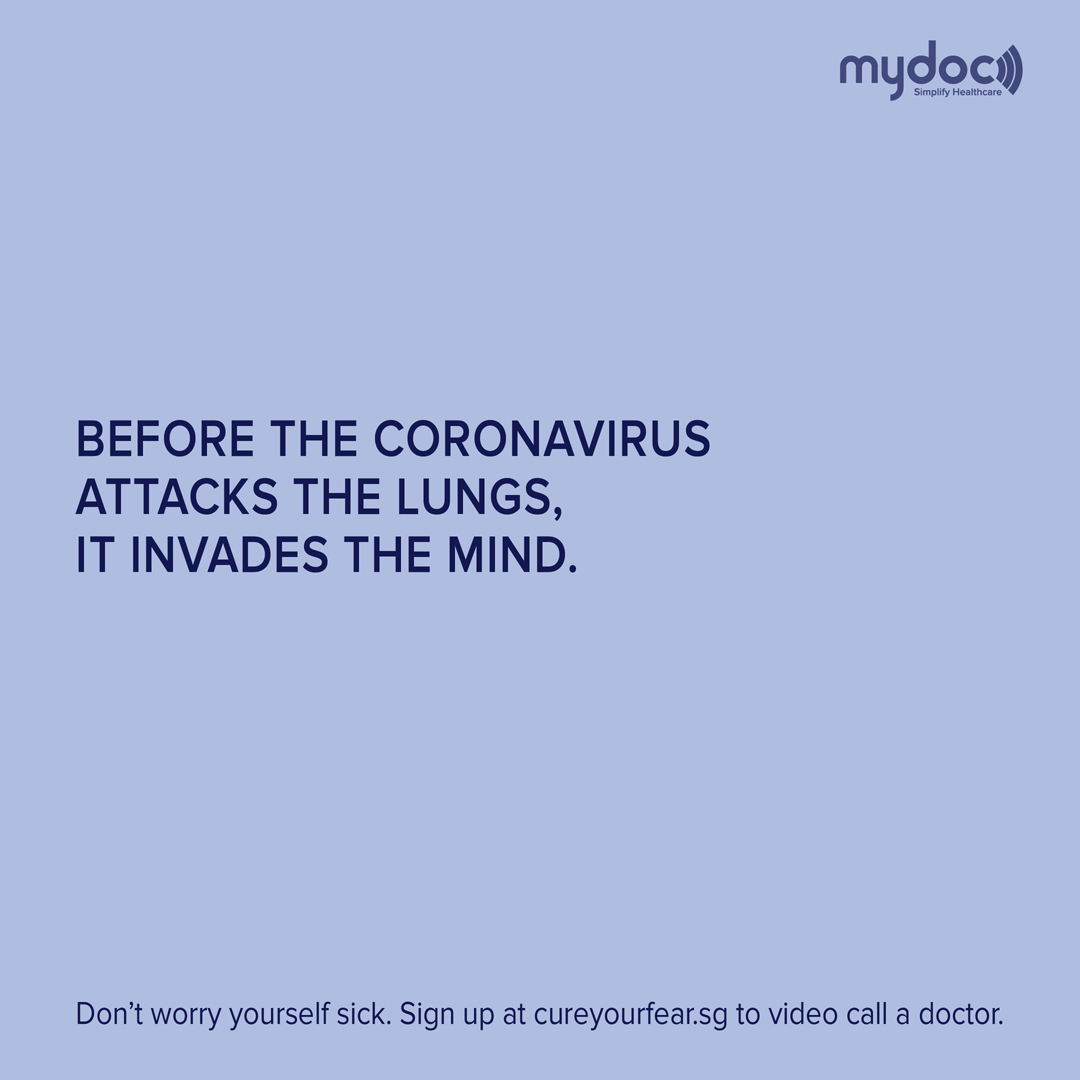 Singaporean Creatives and MyDoc get together to help cure the fear of COVID-19