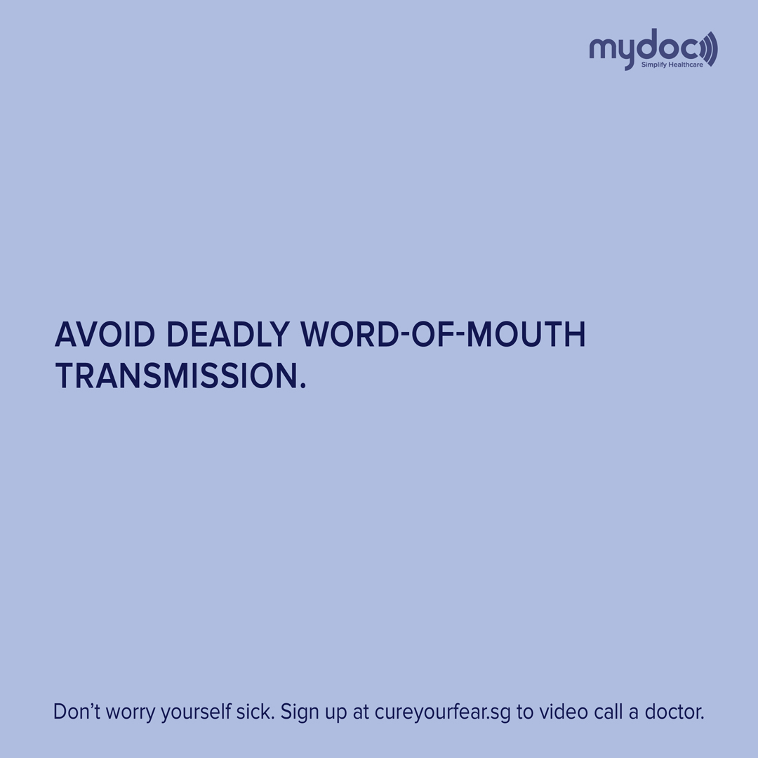 Singaporean Creatives and MyDoc get together to help cure the fear of COVID-19