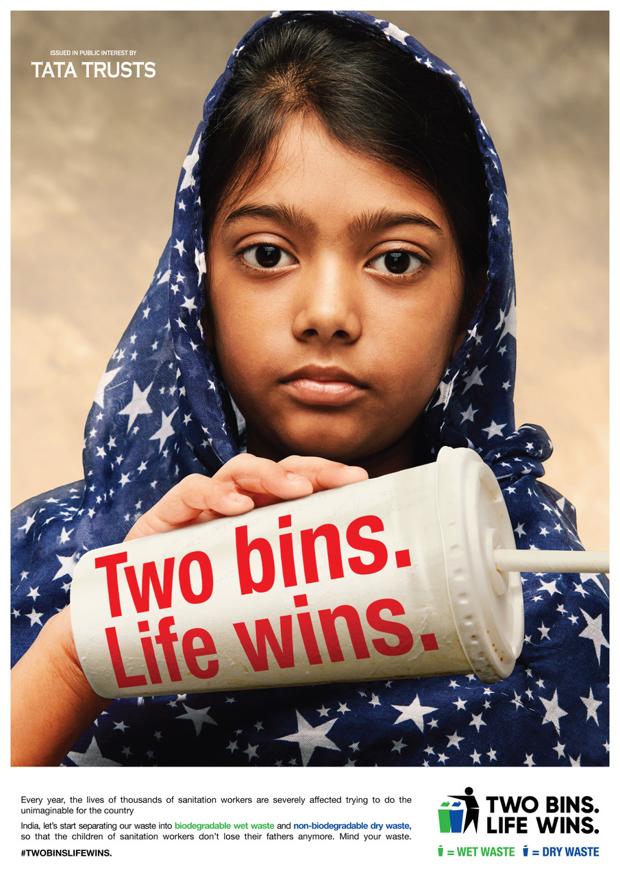 FCB Ulka and Tata Trusts’ campaign #TwoBinsLifeWins gives voice to conservancy workers and their families